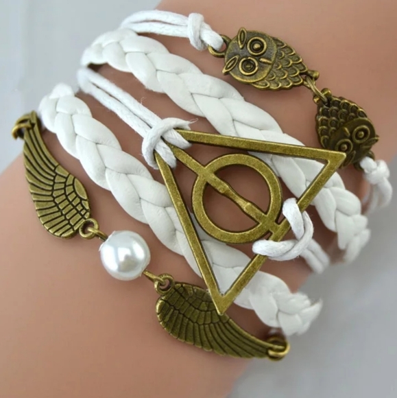 🔹️Harry Potter White Deathly Hallows Bracelet - Picture 3 of 5
